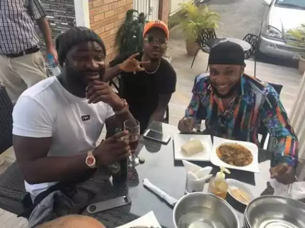 Kcee, Harrysong And Skibii Pictured Having Lunch Together (Photos)